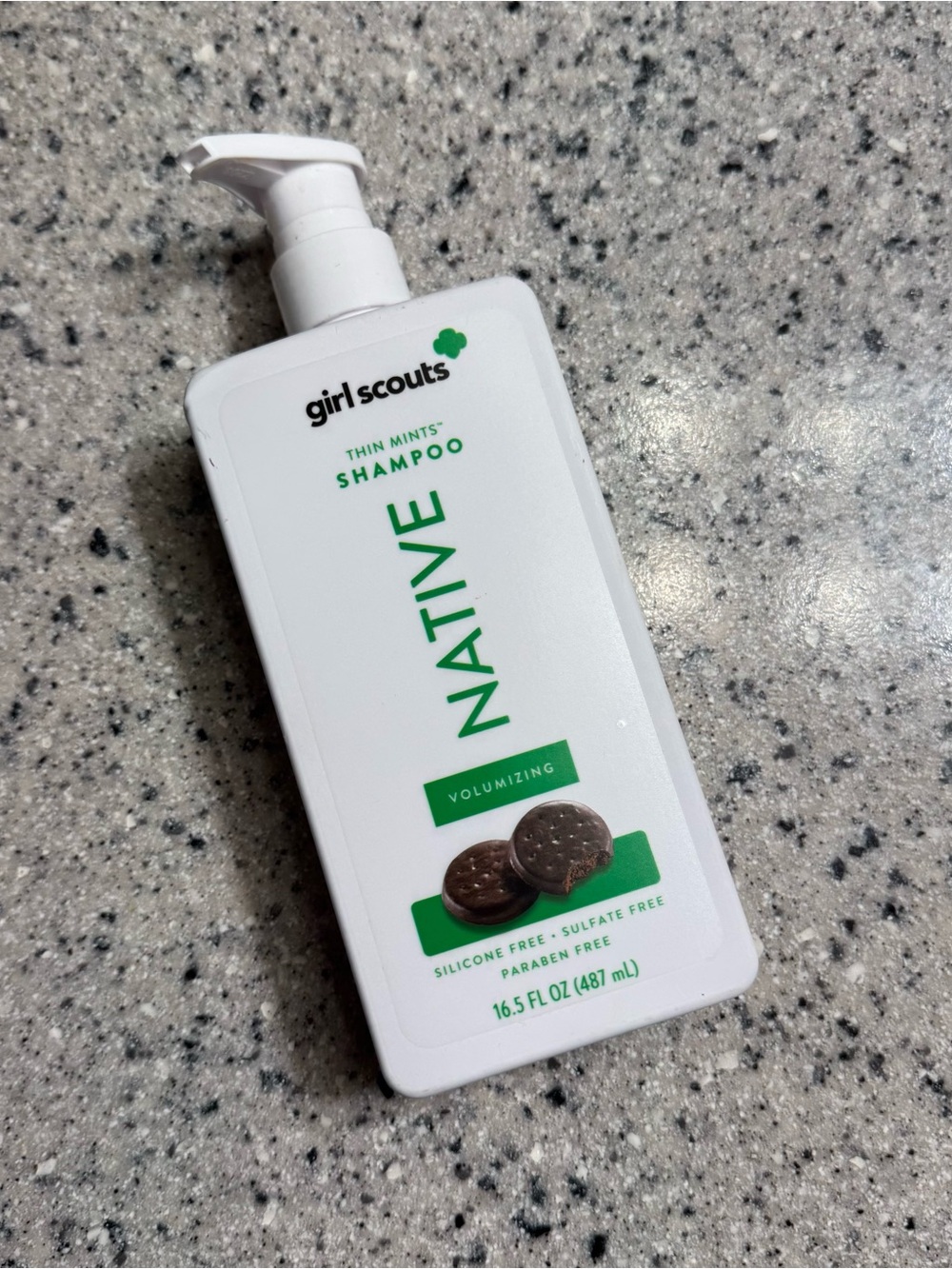 Native Girl Scouts Thin Mints Volumizing Shampoo - White & Green